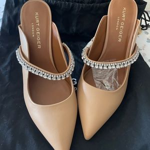 Kurt Geiger embellished fancy mules size 40.5